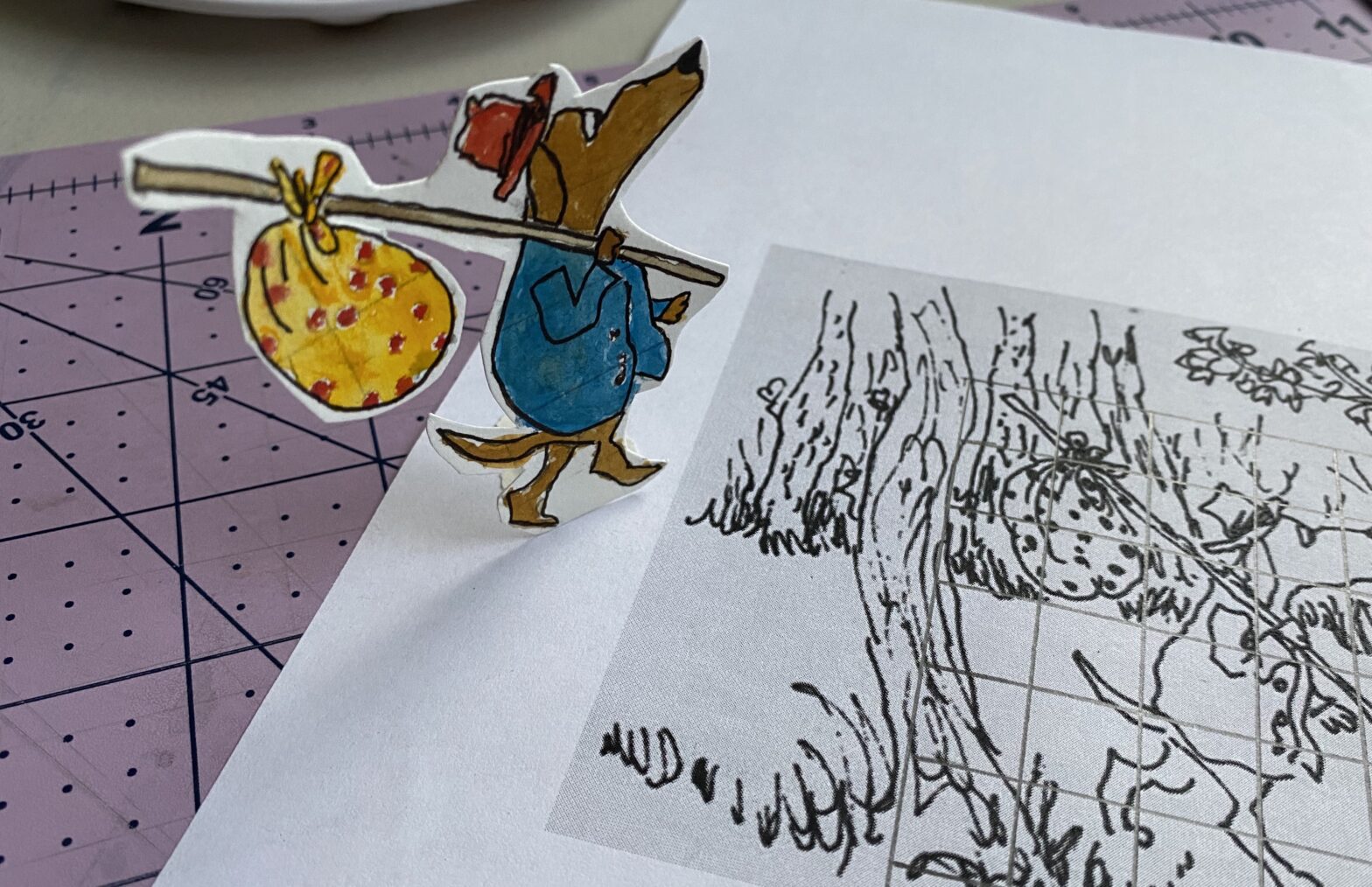 “Did you draw those yourself?”